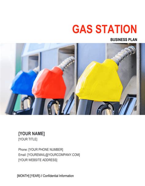 Starting a Petrol Station Business in South Africa - Business Plan (PDF, Word & Excel) - BizBolts